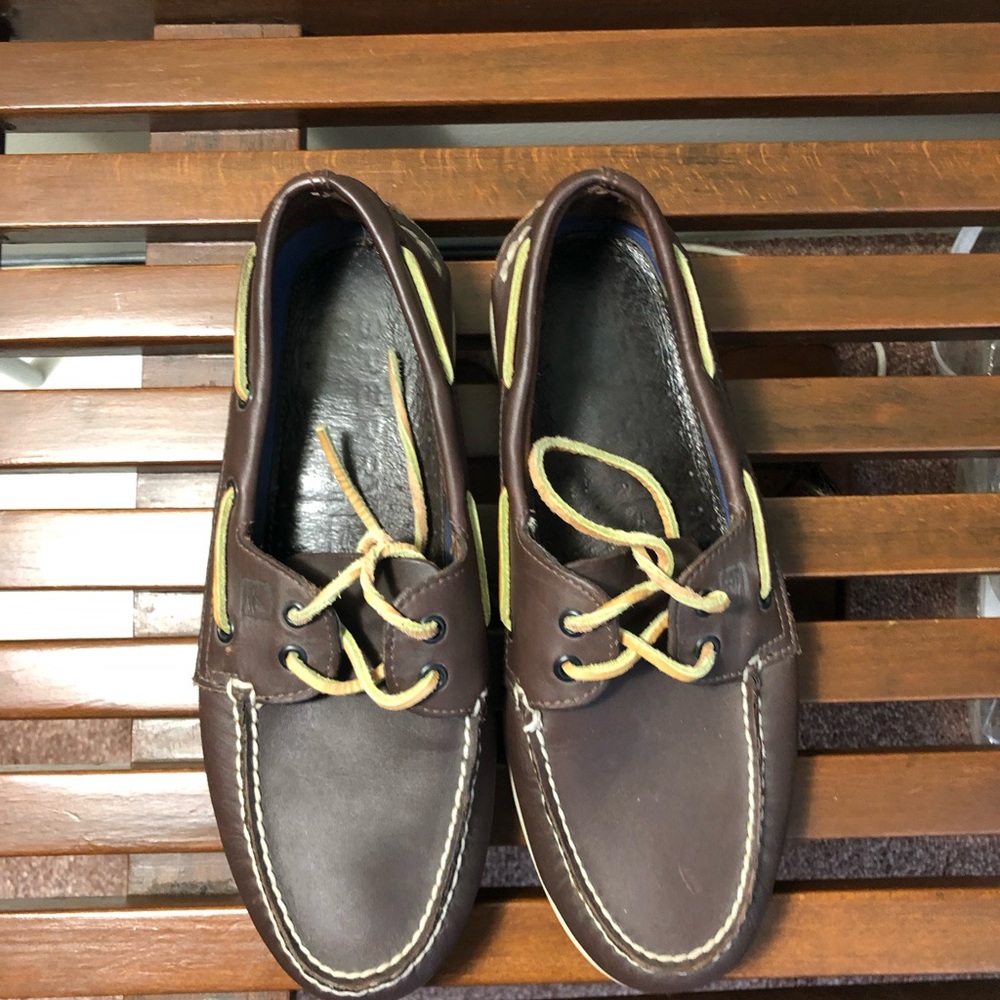 Speedy A/O Top Sider Boat Shoes Leather